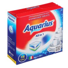 АКЦИЯ! Таблетки для ПММ "Aquarius" ALLin1, 14 штук